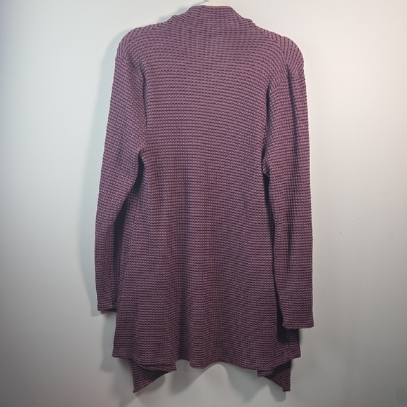 Knox Rose Purple Knit Cardigan Sweater - Picture 6 of 6